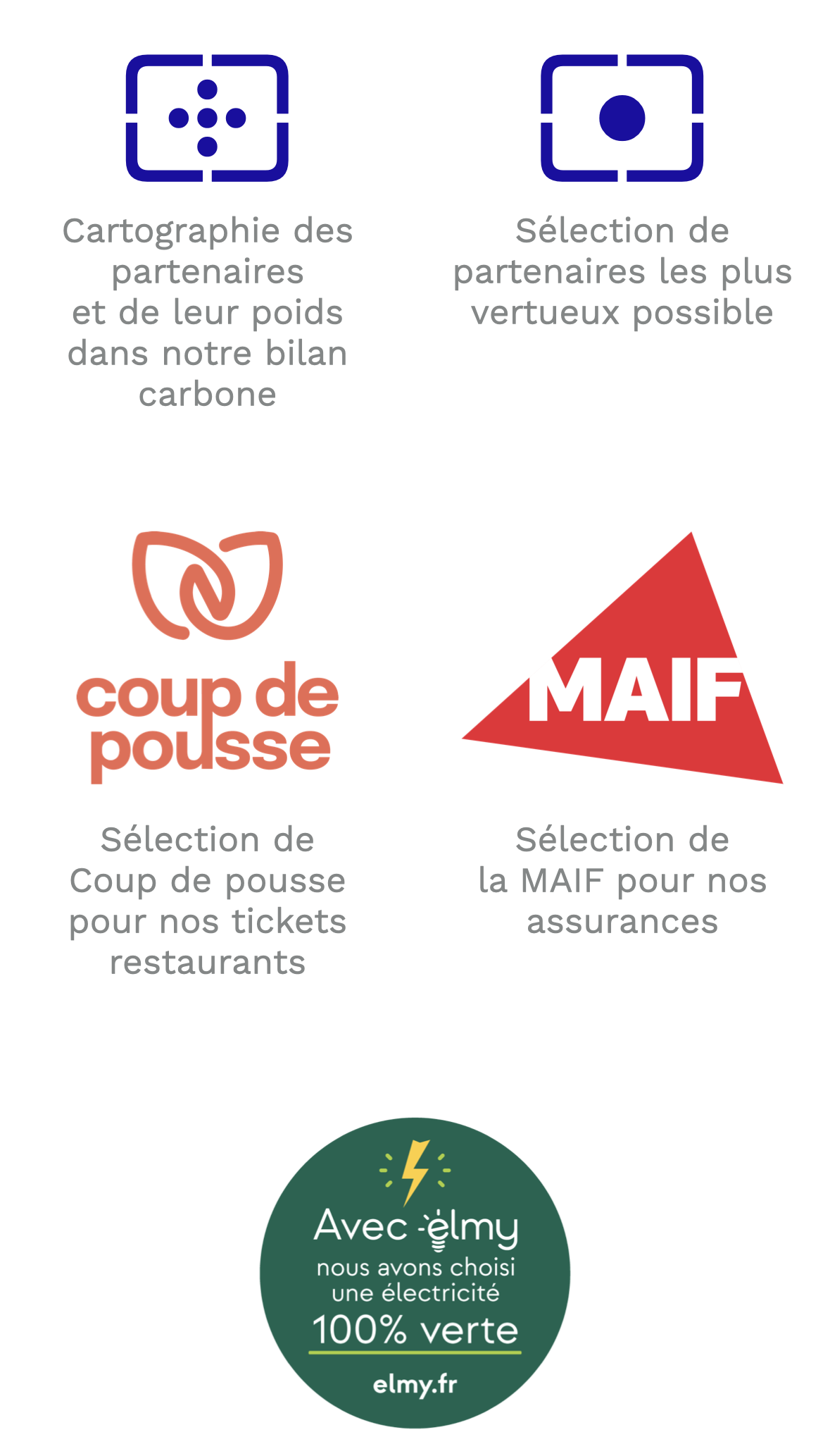 Actions mises en place pour les services